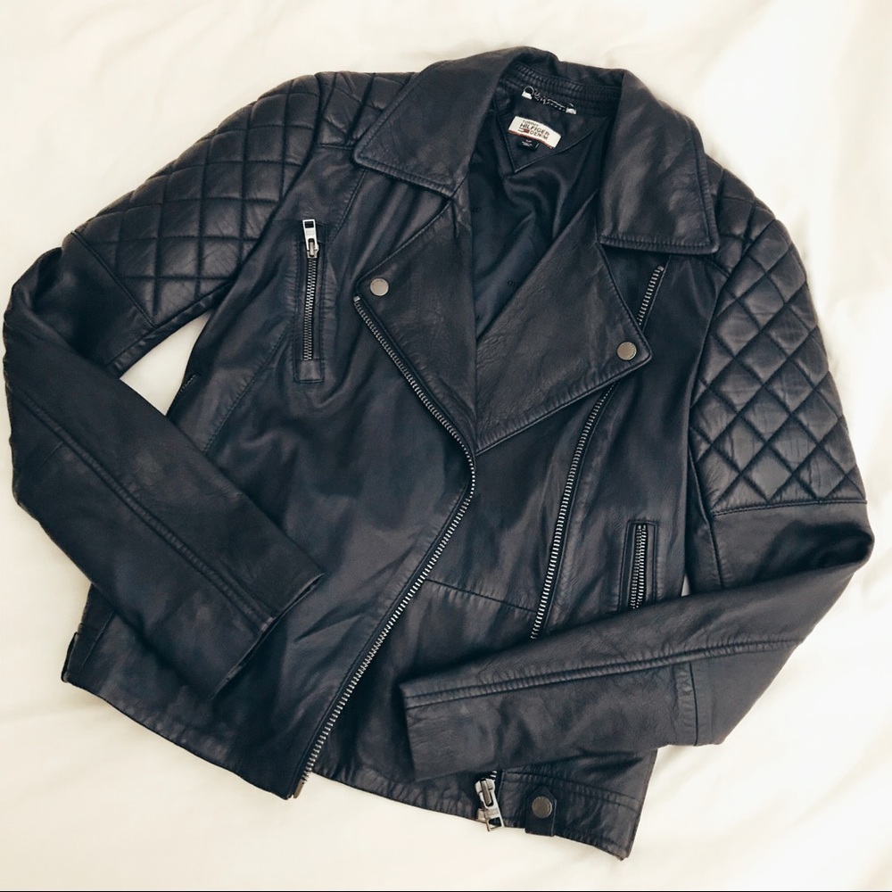 Tommy Hilfiger - Leather Moto Jacket